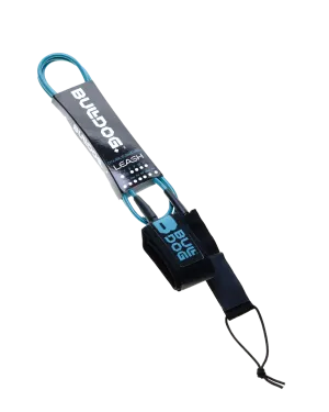 6'0" Surfboard Ankle Leash in Black & Petrol Blue