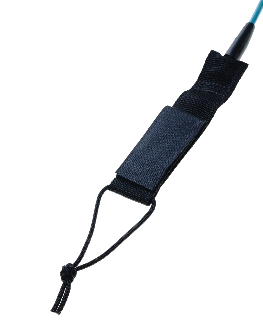 6'0" Surfboard Ankle Leash in Black & Petrol Blue