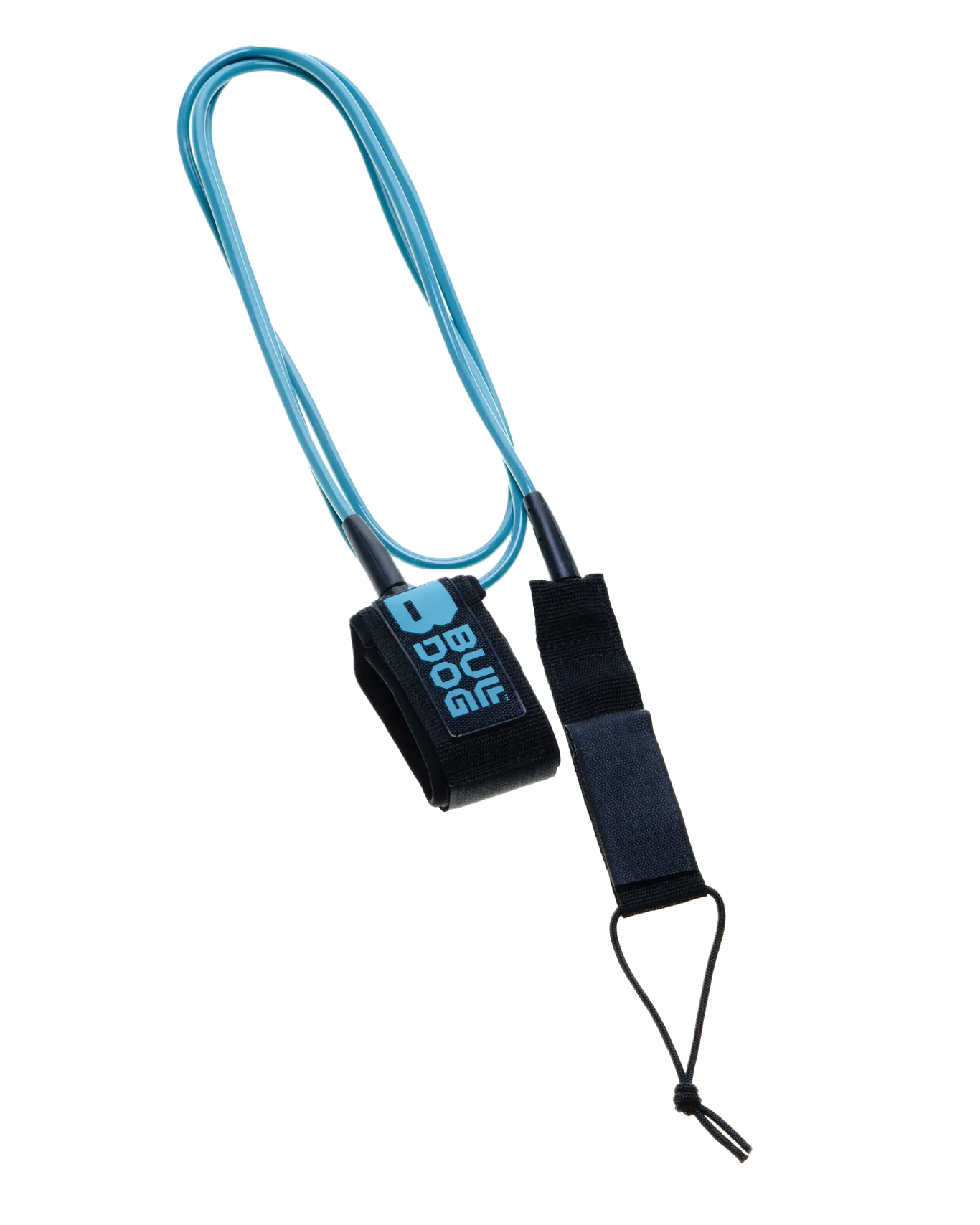 6'0" Surfboard Ankle Leash in Black & Petrol Blue