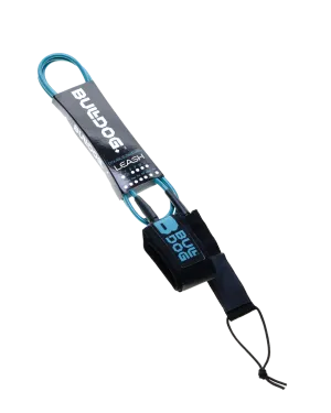 7'0" Surfboard Ankle Leash in Black & Petrol Blue