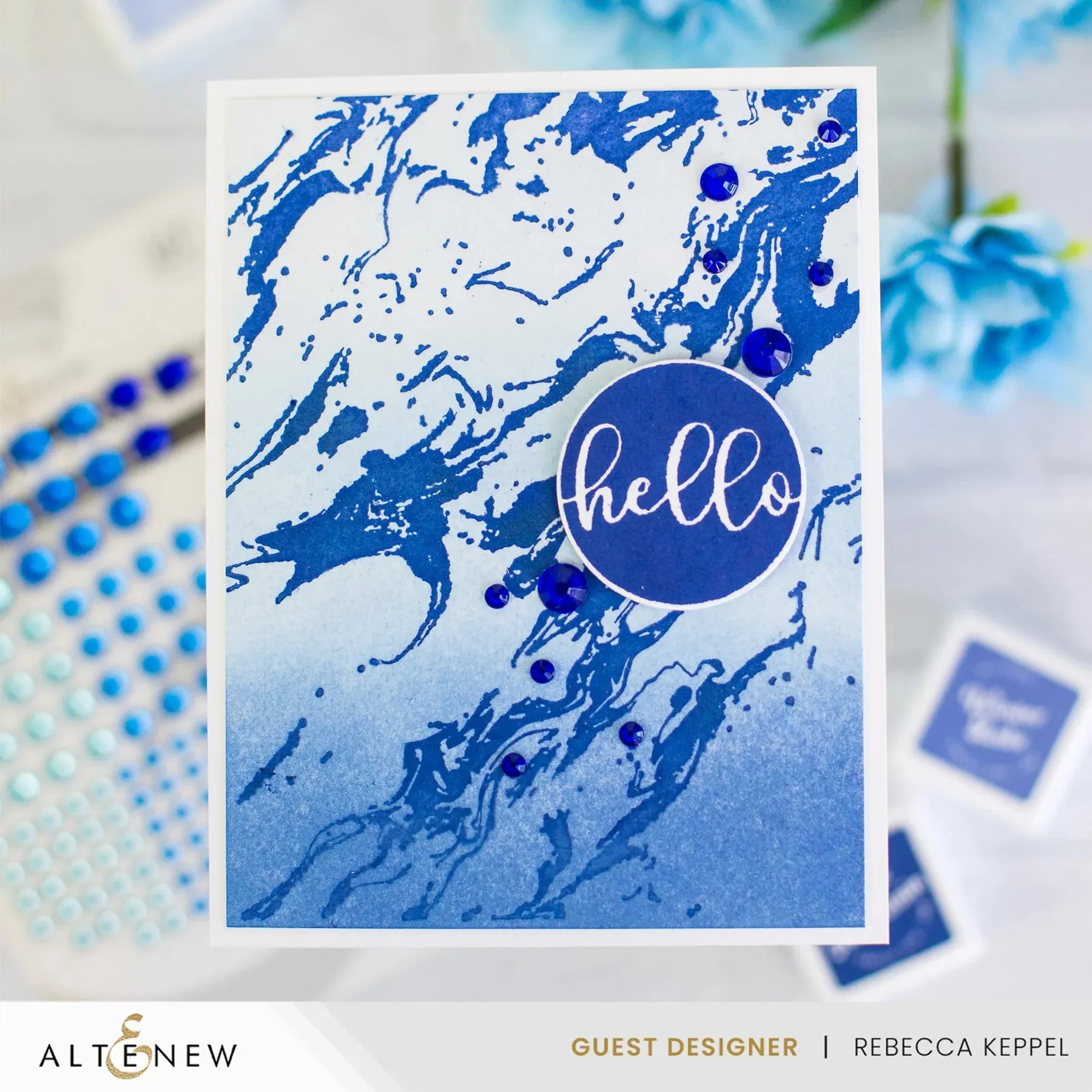 Altenew Northern Shore Fresh Dye Ink Re-inker - Arctic Mountain