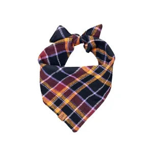 Aubergine Flannel Dog Bandana