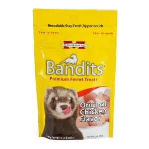 Bandits Premium Ferret Treat Original Chicken 3 oz