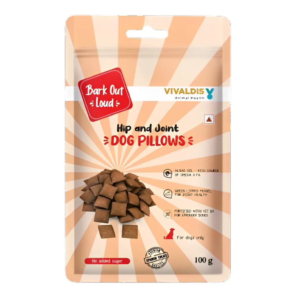 Bark Out Loud by Vivaldis Pillows for Hip & Joint Dog Treats (Limited Shelf Life)