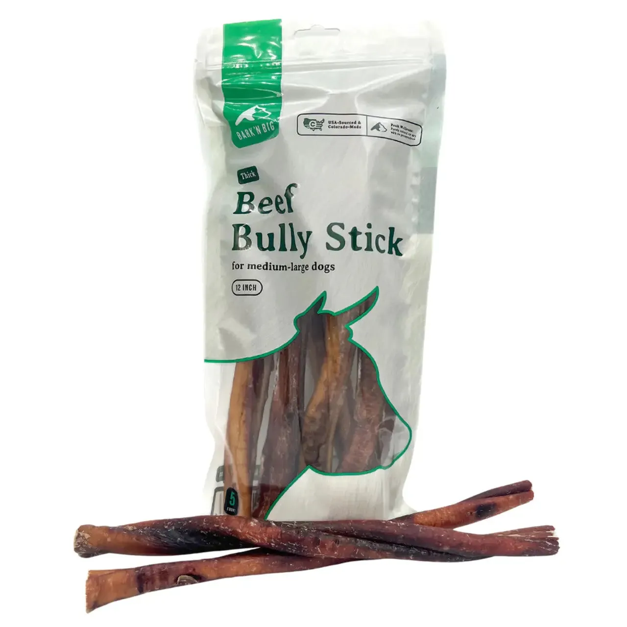 BarkNBig Beef Bully Stick Dog Treats