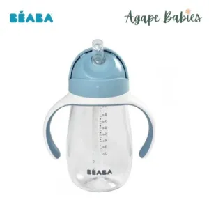 Beaba Straw Cup 300ml - Windy Blue