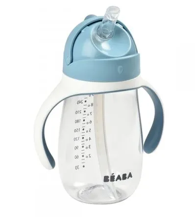 Beaba Straw Cup 300ml - Windy Blue