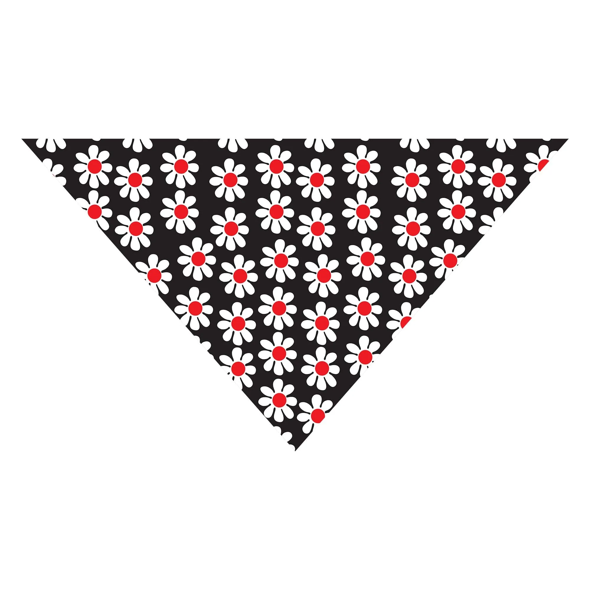 Black Daisy Dog Bandana