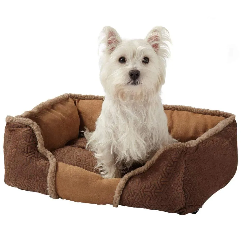 Bunty Kensington Dog Bed Soft Washable Fleece Fur Cushion Warm Luxury Pet Basket