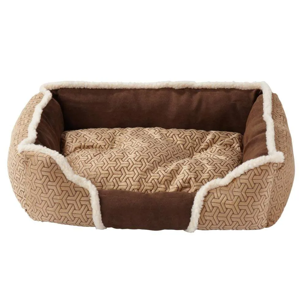 Bunty Kensington Dog Bed Soft Washable Fleece Fur Cushion Warm Luxury Pet Basket