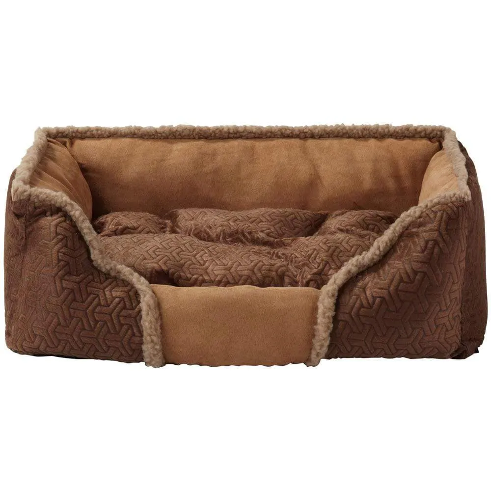 Bunty Kensington Dog Bed Soft Washable Fleece Fur Cushion Warm Luxury Pet Basket