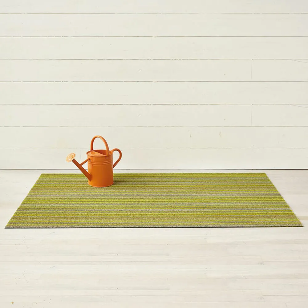 chilewich | big mat 91x152cm (36x60") | skinny stripe citron