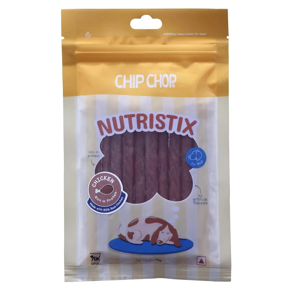 Chip Chops Bacon, Chicken and Duck Nutristix Dog Treats Combo (3 x 70g)