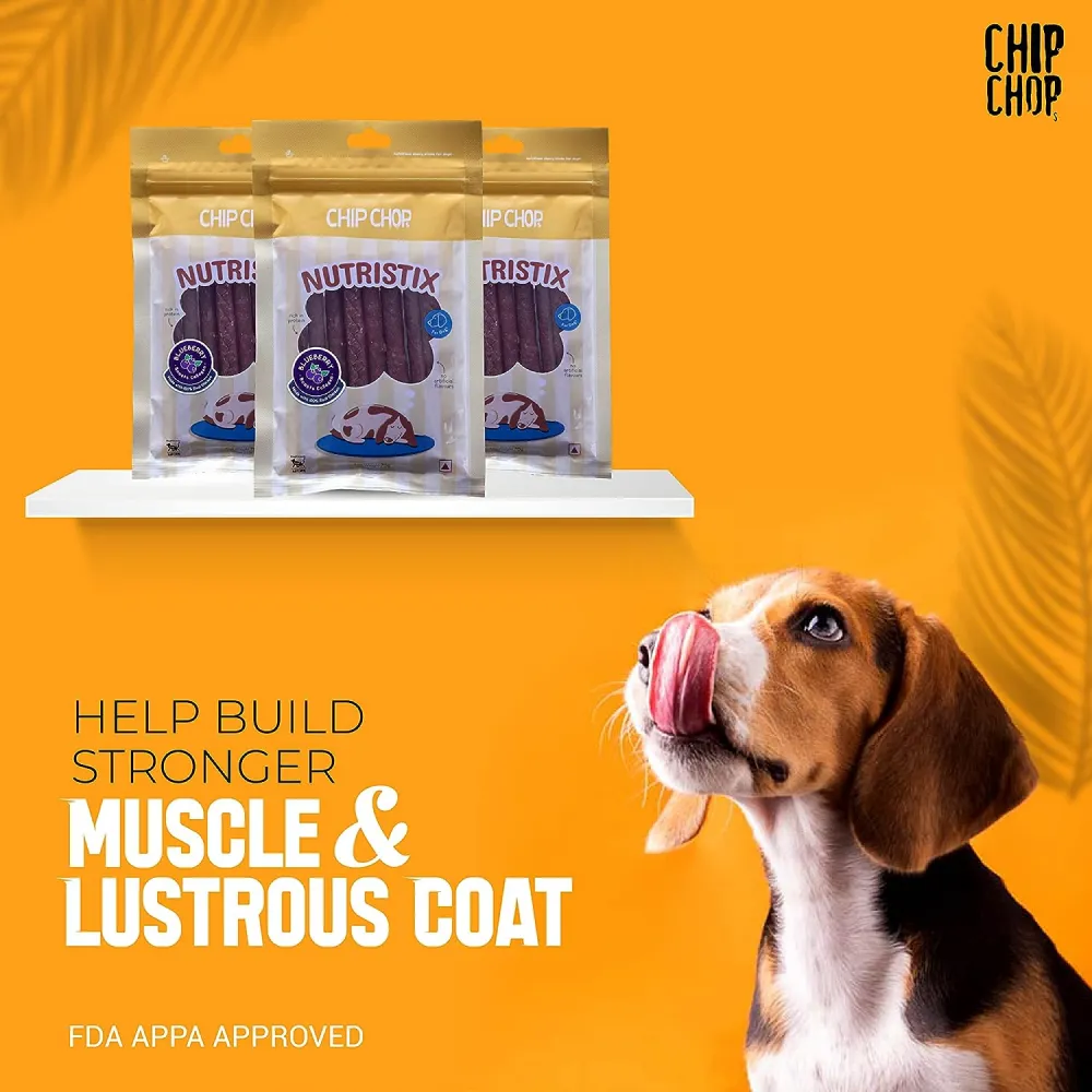 Chip Chops Blueberry Nutristix Dog Treats