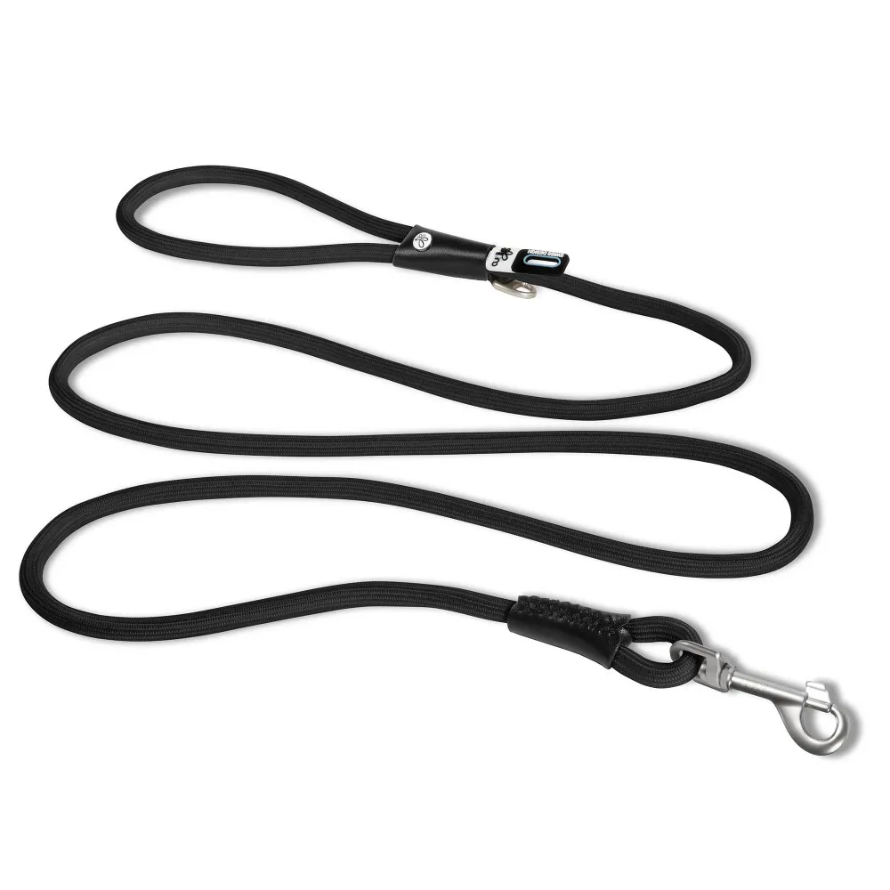 Curli Stretch Comfort Leash Black