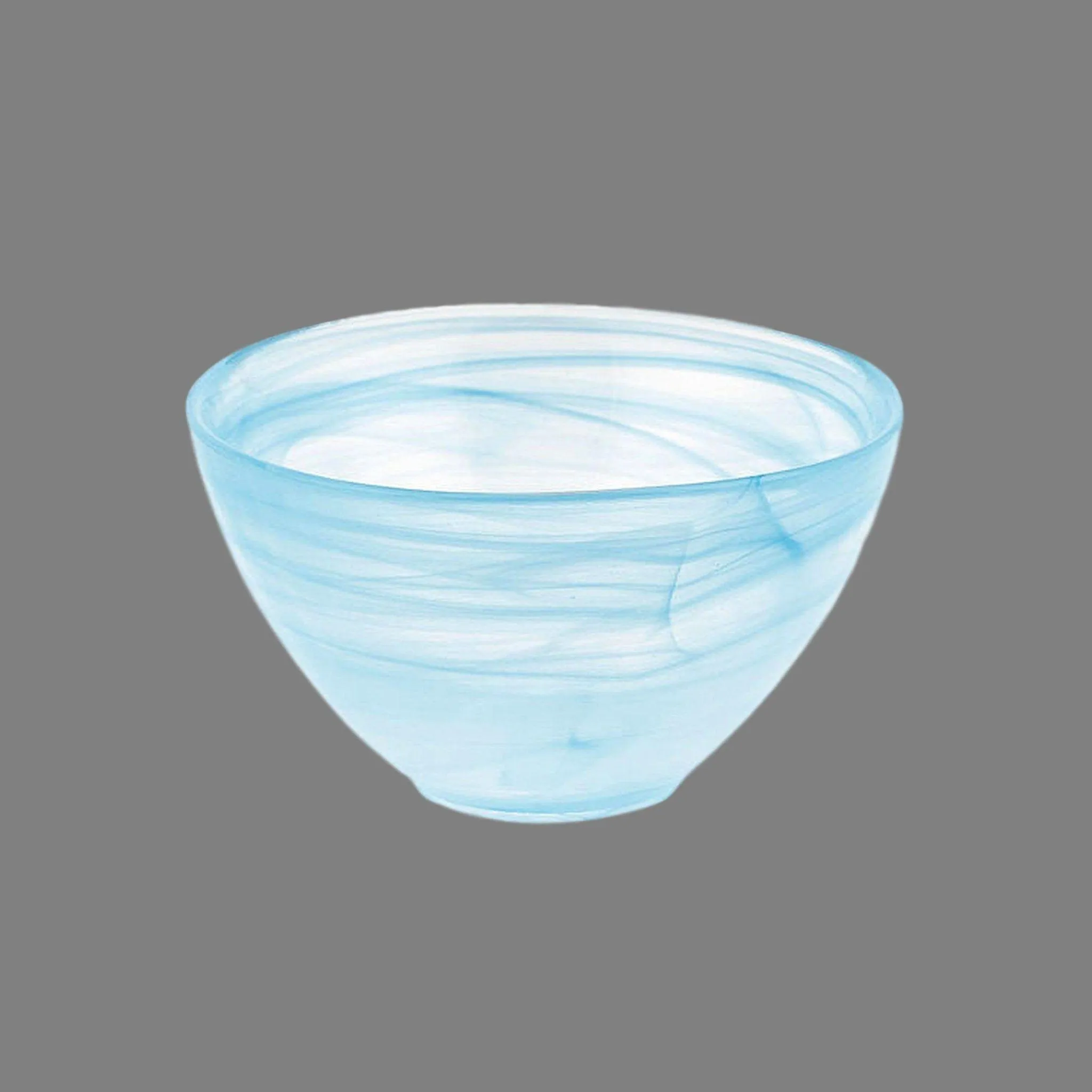 Decorative 6 inch Aqua Alabaster Finish Bowl