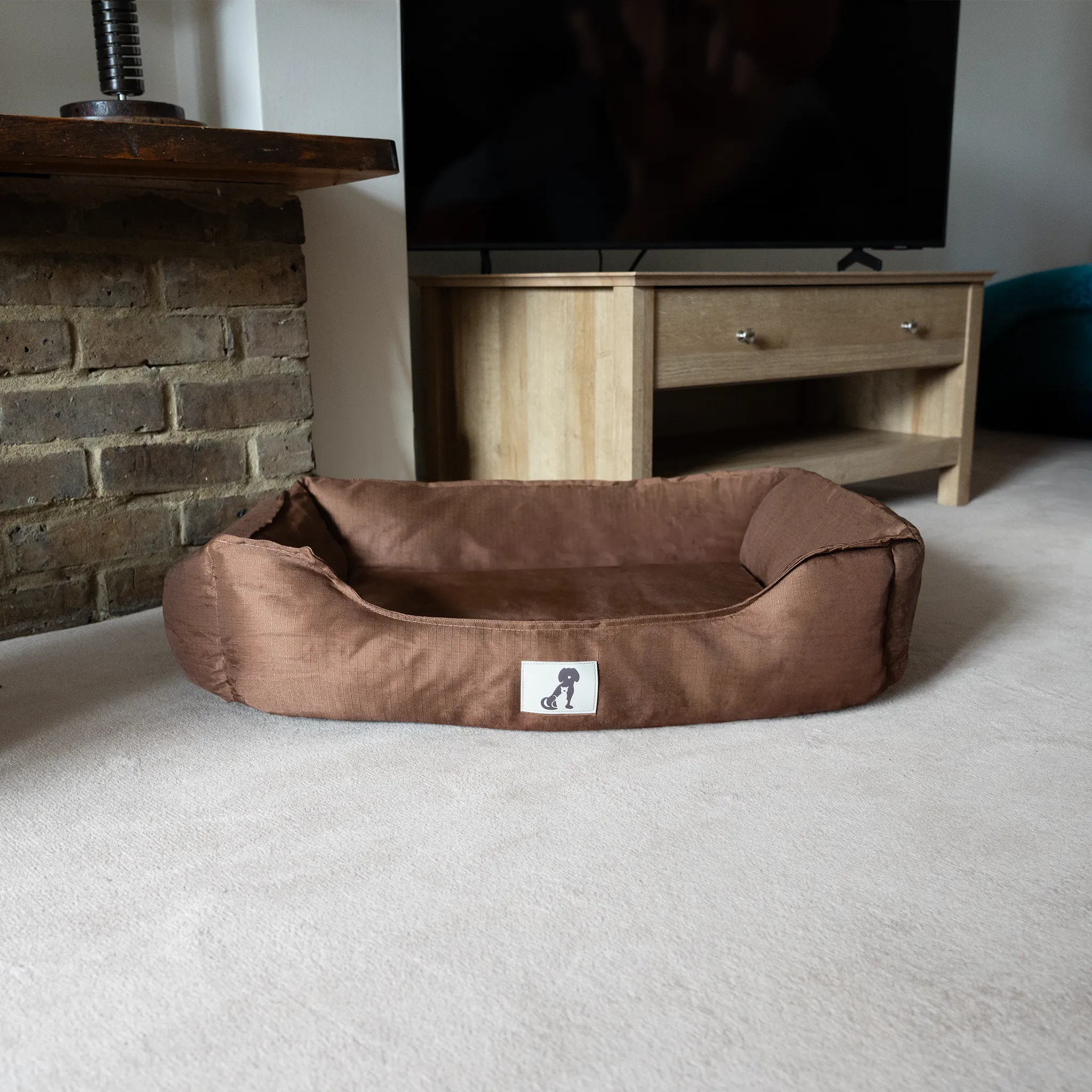 Dexter Waterproof Dog Bed Brown - Size S/M/L