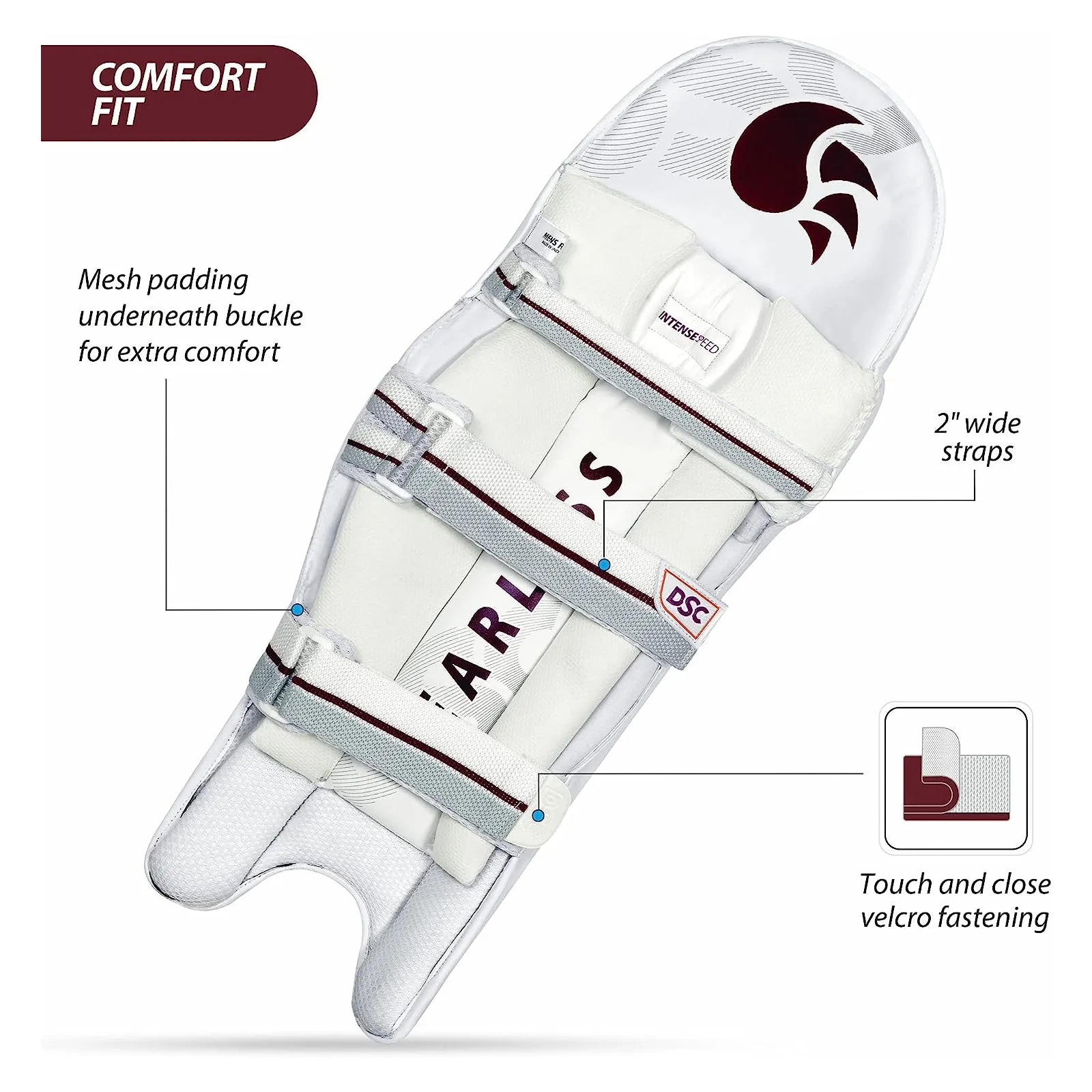 DSC Intense Speed Cricket Batting Leg Guard/Pads