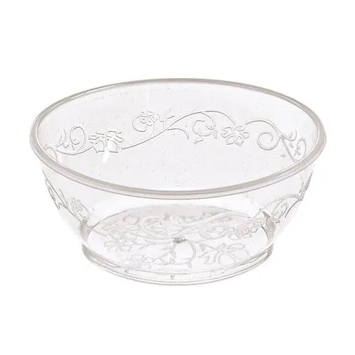 D'Vine Clear Deluxe Plastic 6oz Round Dessert Bowl