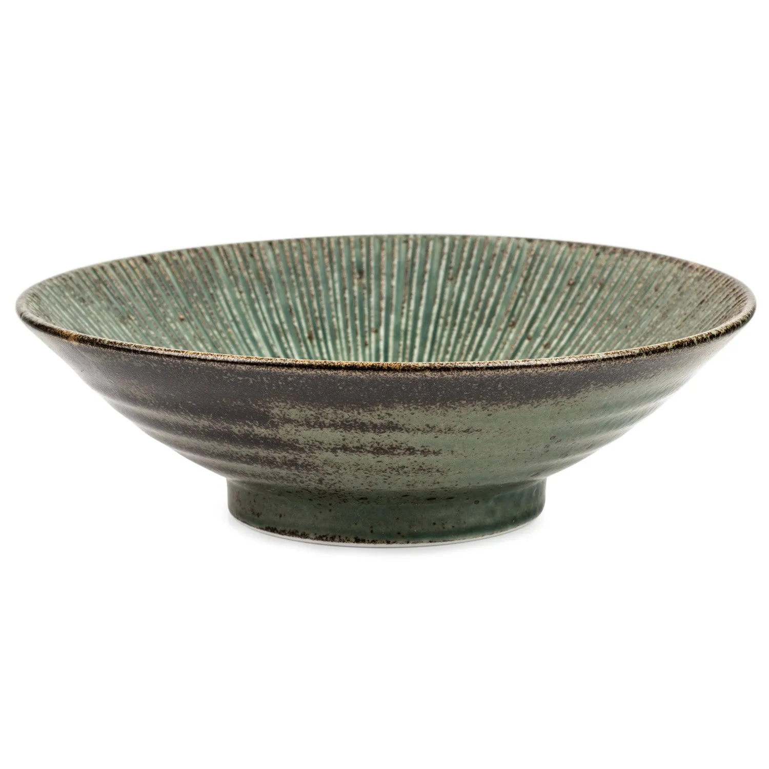 Green Wabi Sabi Premium Japanese Serving Bowl