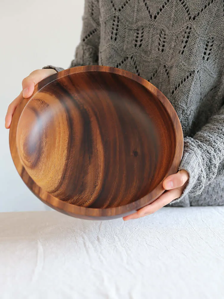 Handcrafted Acacia Wood Bowls for Elegant Tableware