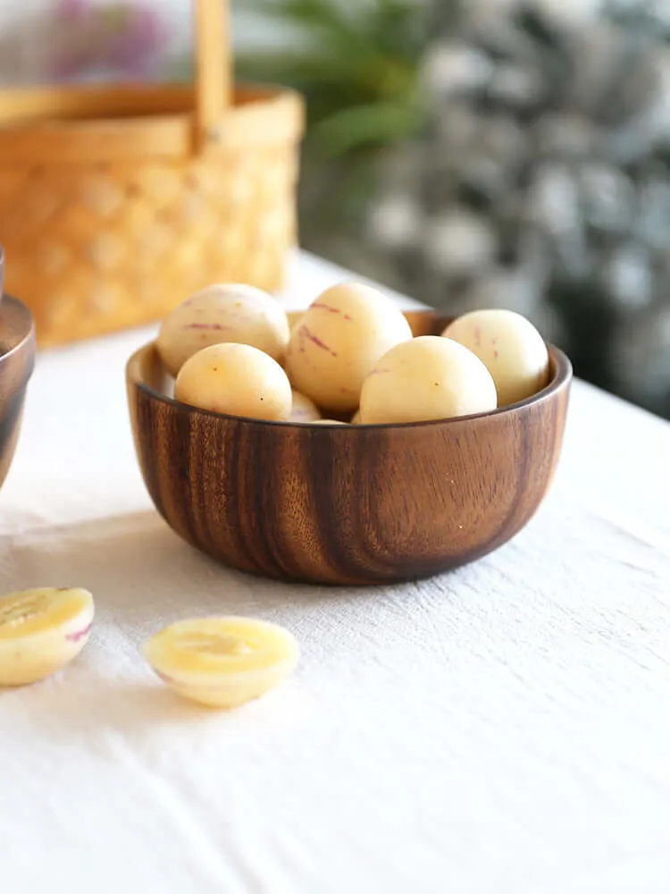 Handcrafted Acacia Wood Bowls for Elegant Tableware