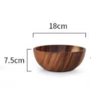 Handcrafted Acacia Wood Bowls for Elegant Tableware