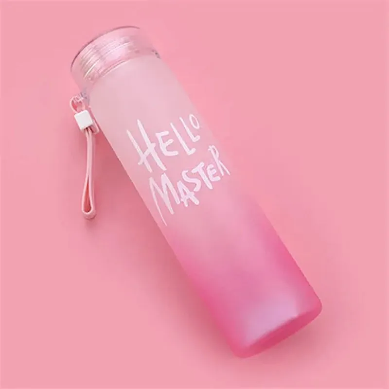 Hello Master Water Bottle (400 ML) - Pink