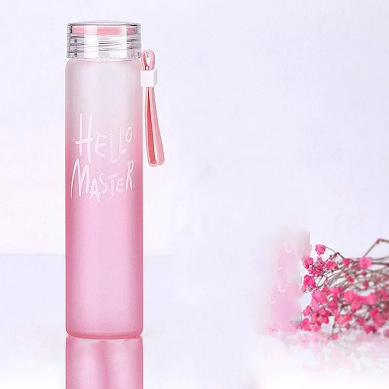 Hello Master Water Bottle (400 ML) - Pink