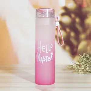 Hello Master Water Bottle (400 ML) - Pink