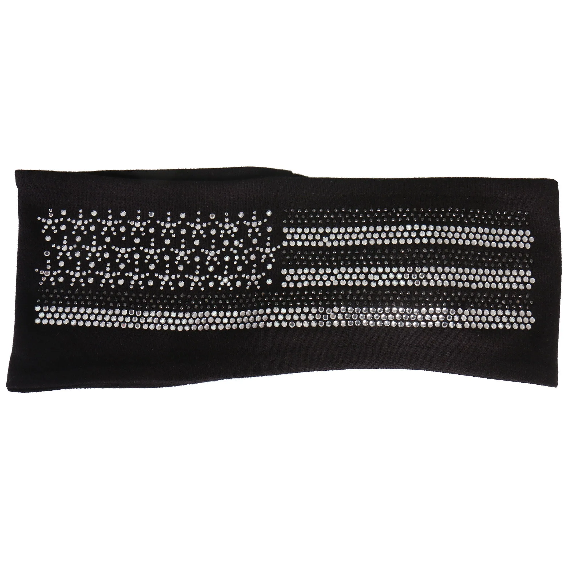 Hot Leathers RWC1014 Gray American Flag Bling Wrap