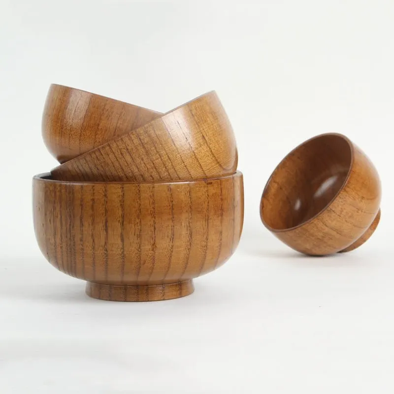 Japanese Style Wooden Bowl