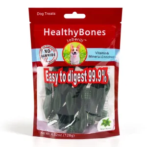 JOBERILL HEALTHY BONES MINT FLAVOR BRUSH DOG TREATS-128g