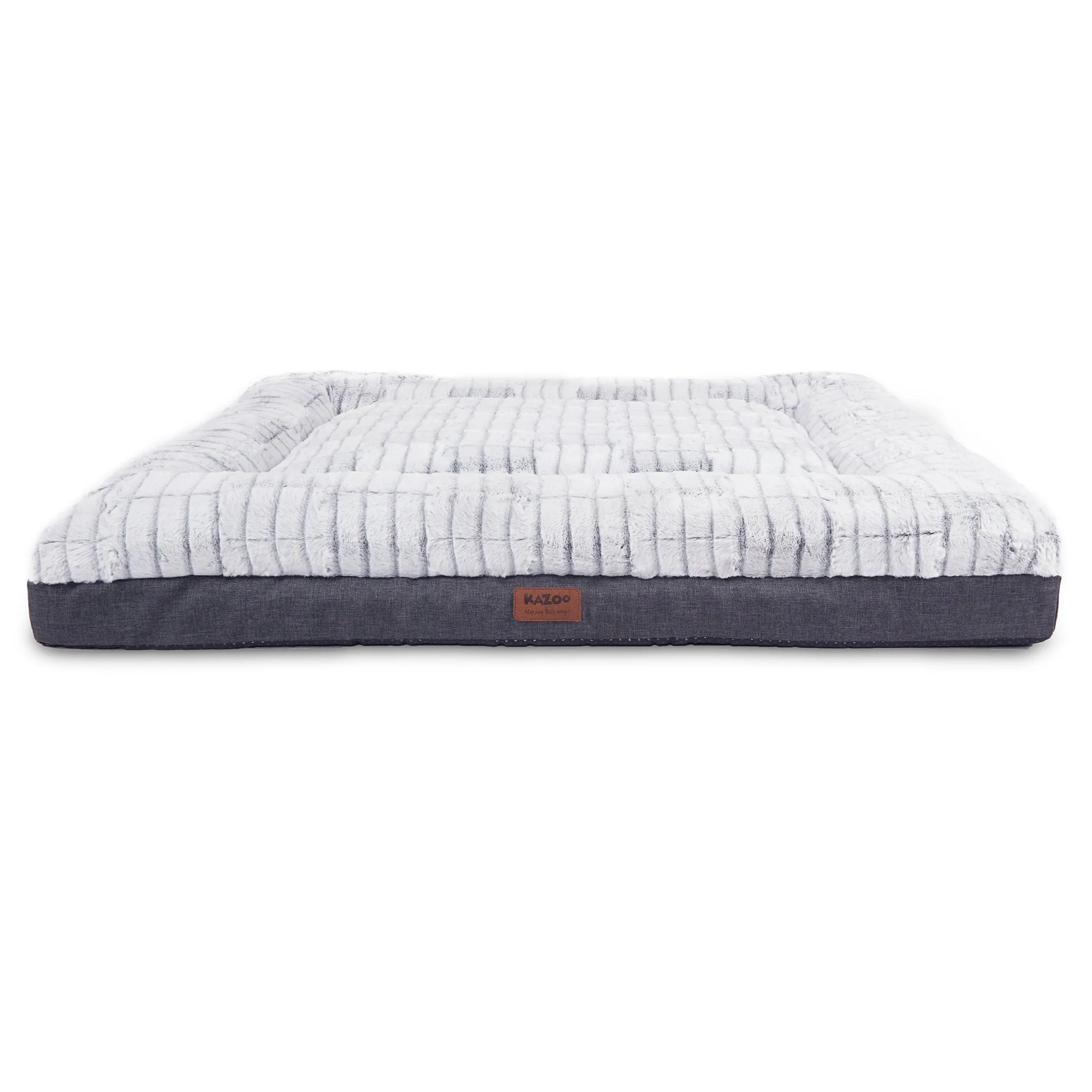 Kazoo Cloud Comfort Large Grey Dog Bed^^^