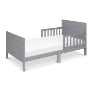 Kids' Grey Wood Bed: Enchanting Comfort, 120x200x140 cm by Alhome