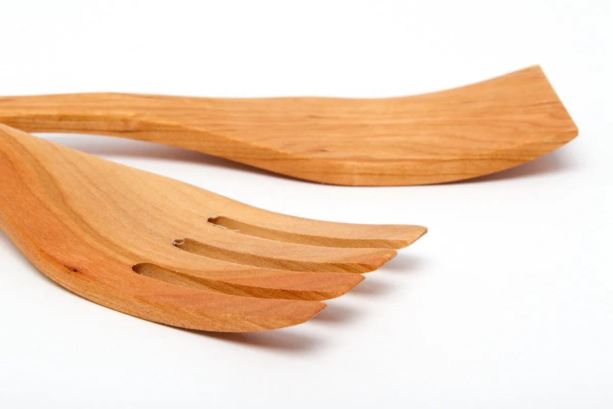 Large Wooden Salad Servers for Large Salad Bowls