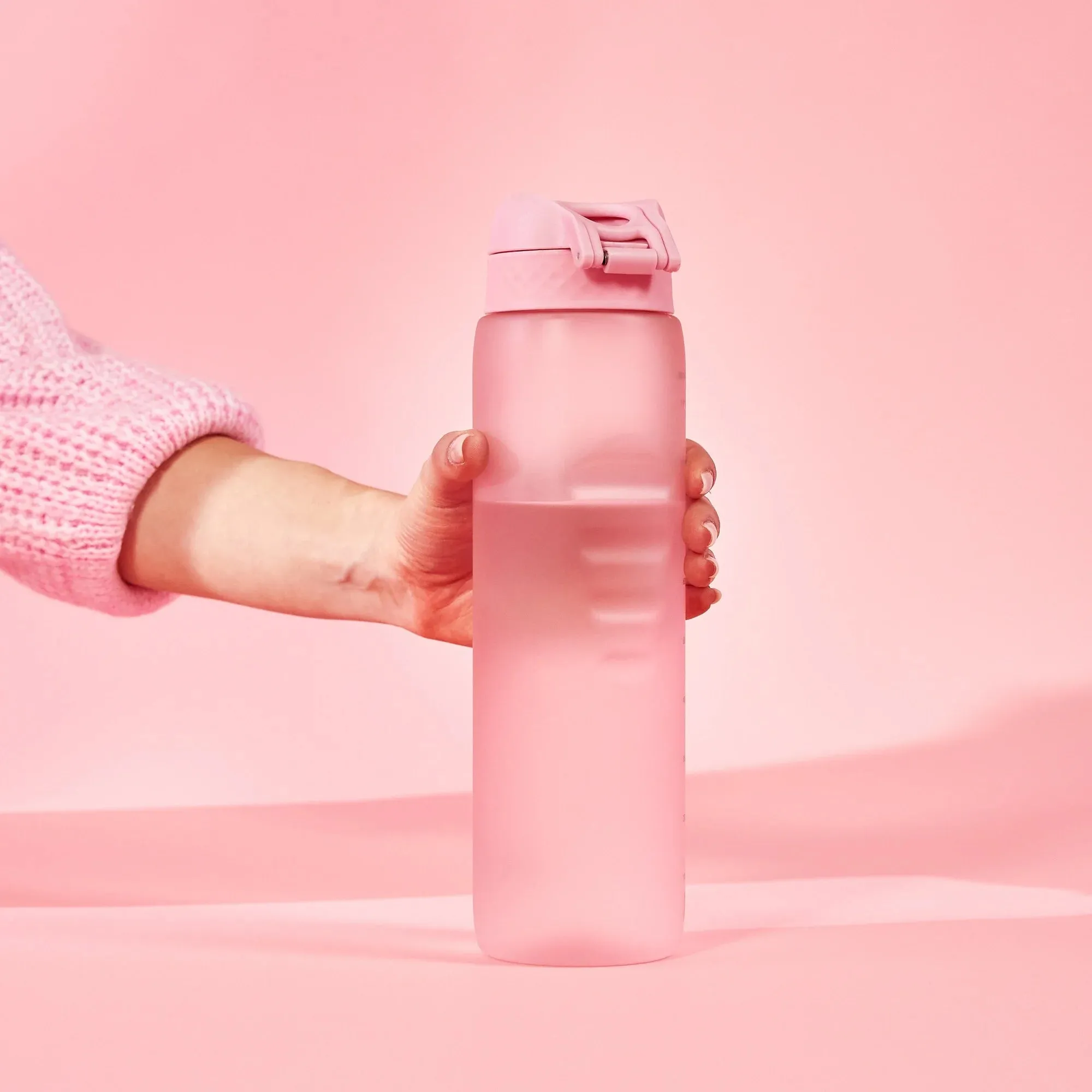 Leak Proof 1 litre Water Bottle, Recyclon, Rose Quartz