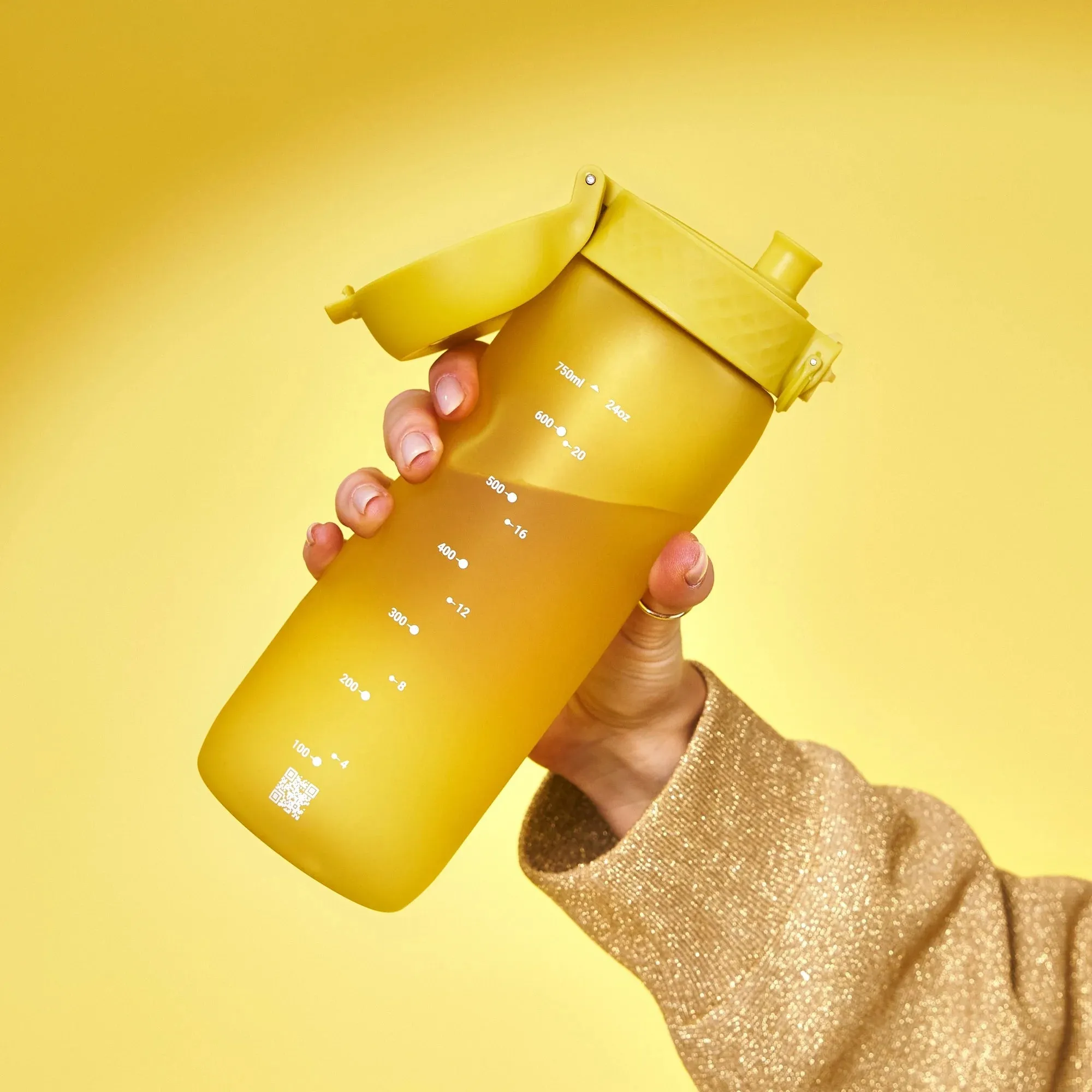 Leak Proof Water Bottle, Recyclon, Yellow, 750ml (24oz)