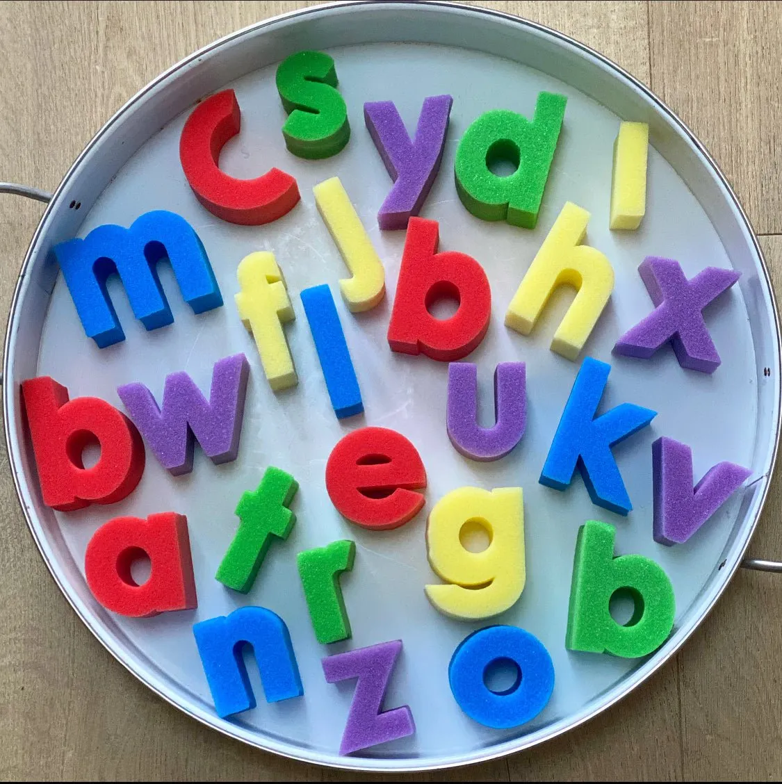 Lowercase Alphabet Sponges