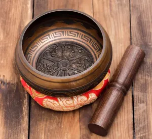 Mantra Etched Antique Buddhist Singing Bowl