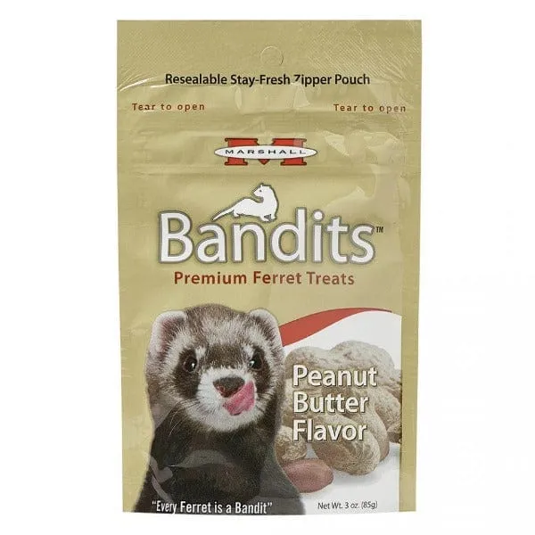 Marshall Bandits Peanut Butter Flavour Premium Ferret Treats