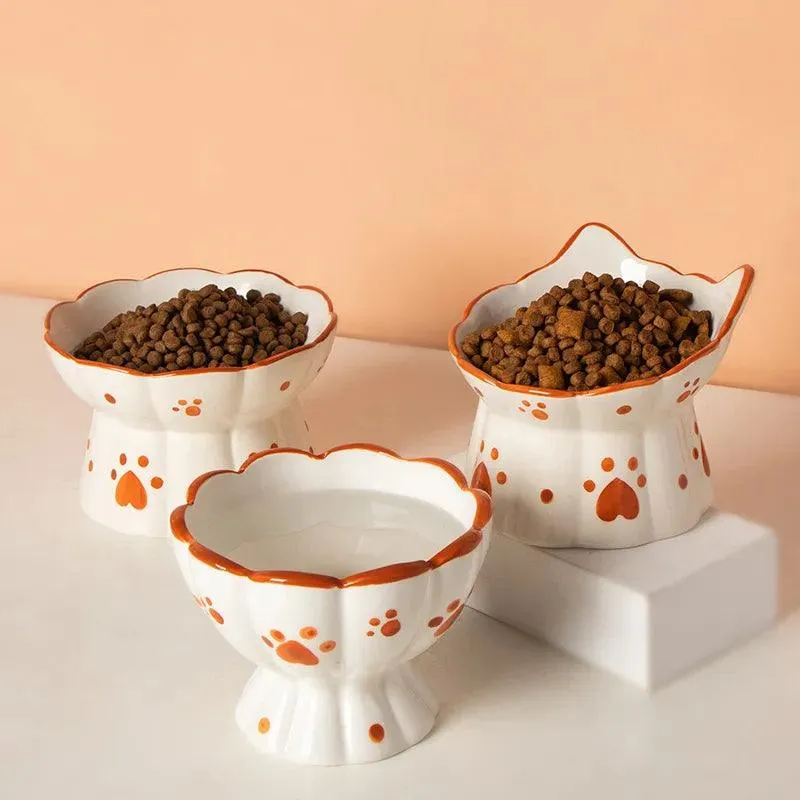 Meowlicious Cat Ceramic Bowls