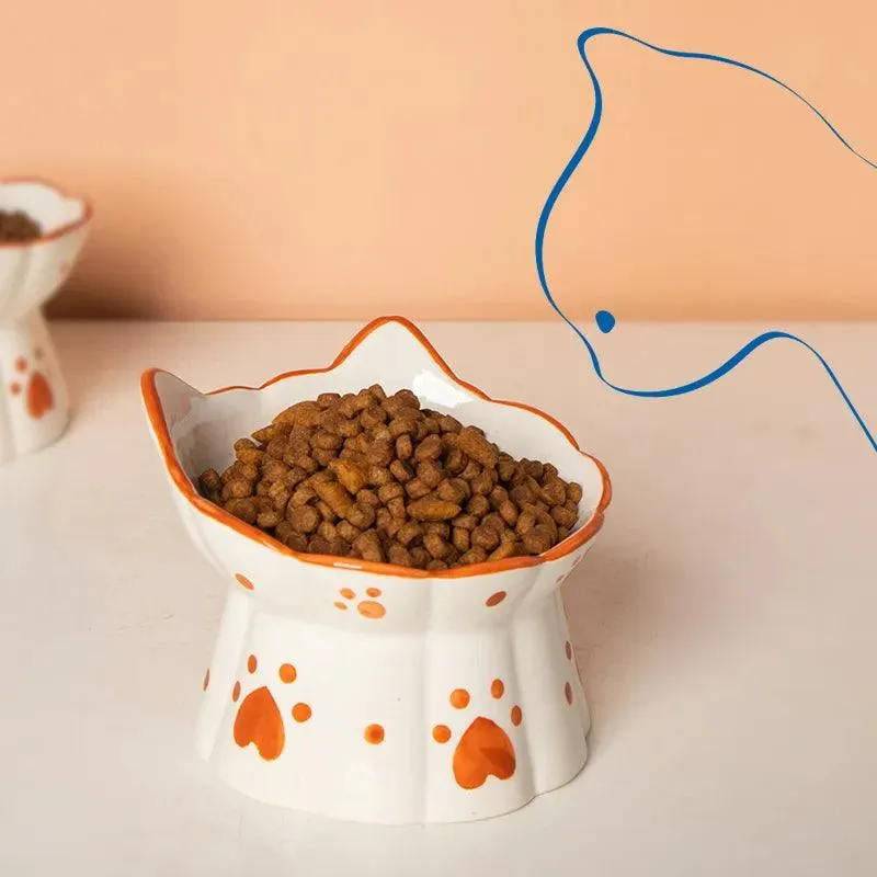 Meowlicious Cat Ceramic Bowls