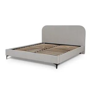 Meredith King Bed Frame - Clay Grey