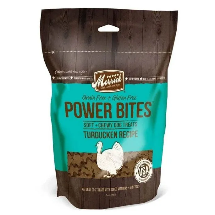 Merrick Power Bites Turducken Recipe Dog Treats