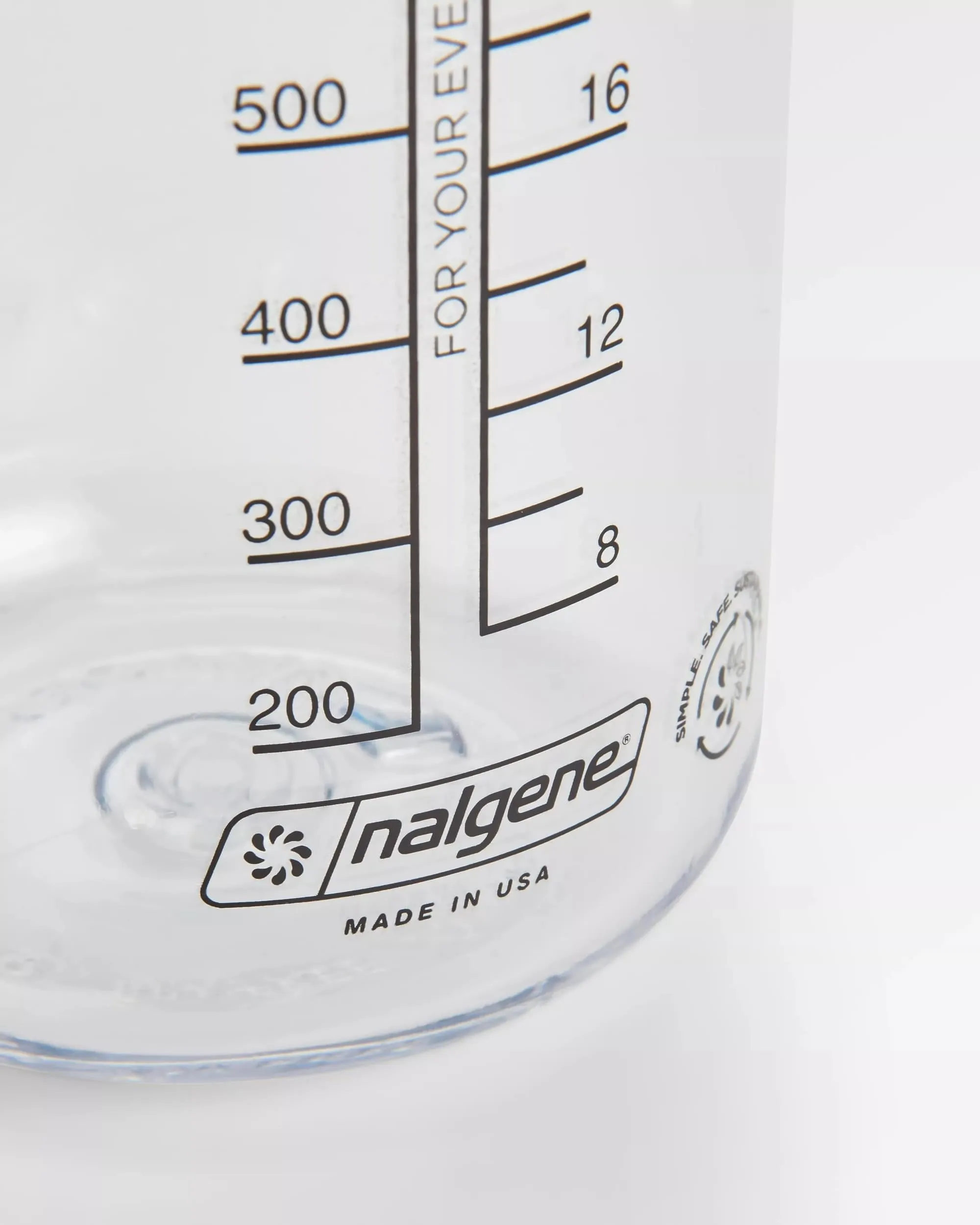 Nalgene 1L Wide Mouth Water Bottle - Clear - Clear