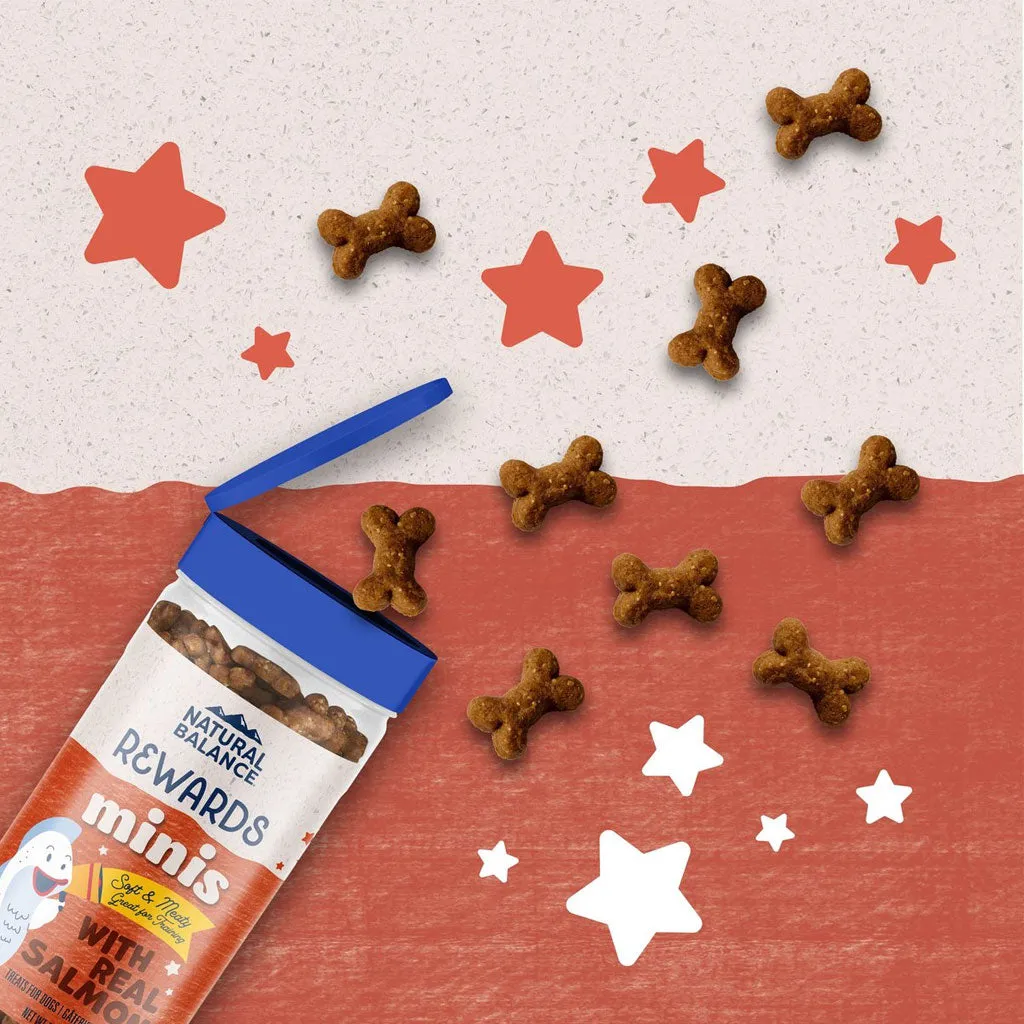 Natural Balance Rewards Minis with Real Salmon Dog Treats, 5.3-oz