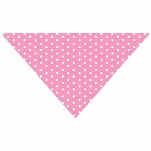 New Pink Polka Dot Dog Bandana