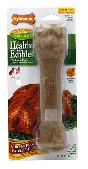 Nylabone Healthy Edibles BBQ Chicken Bone, Souper