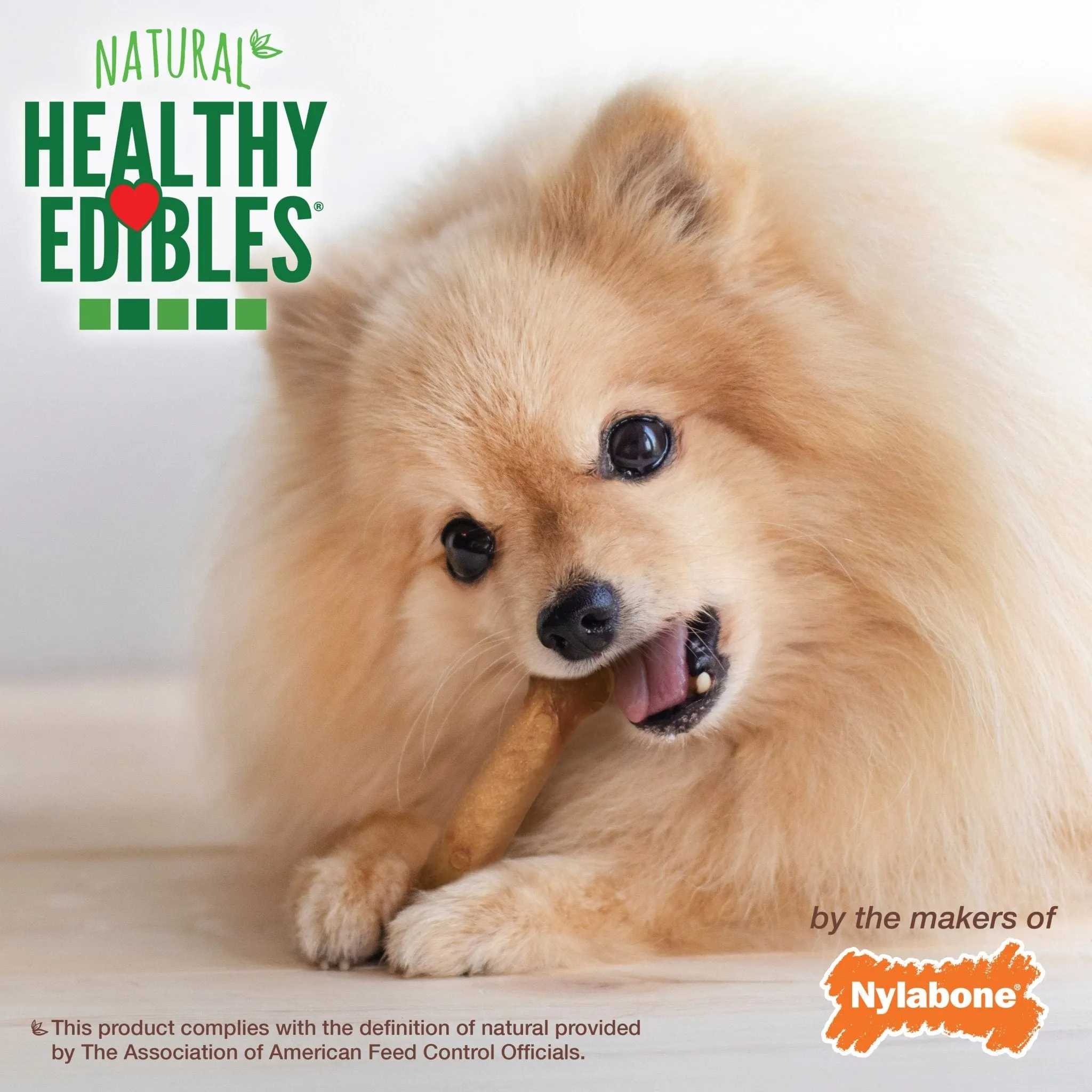 Nylabone Healthy Edibles, Petite (3.5"), 8 pack